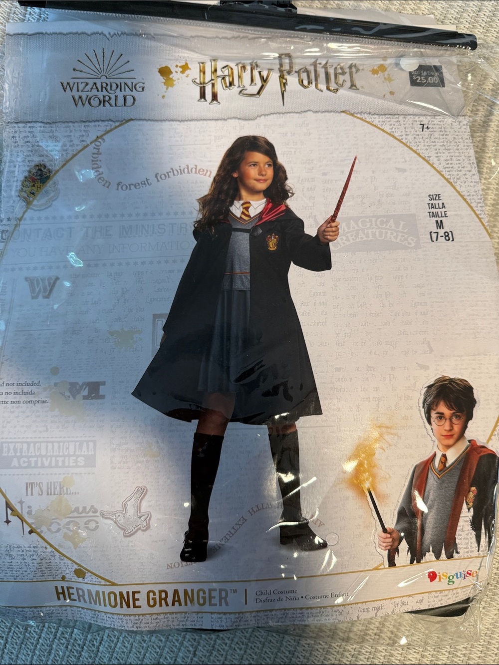 Spirit Harry Potter Hermione Granger Costume - Black, Red & Gold